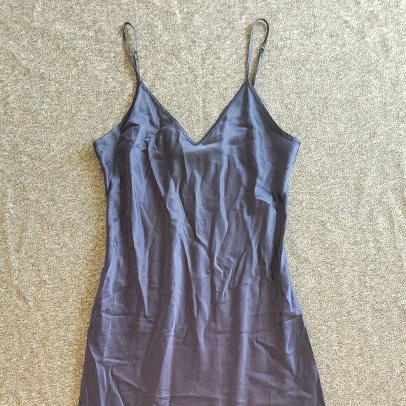 Quince Dresses & Skirts - Quince Navy Blue Silk Slip Midi Dress S Spring Wedding Formal